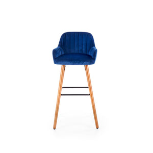 Barová stolička Gemma modrá