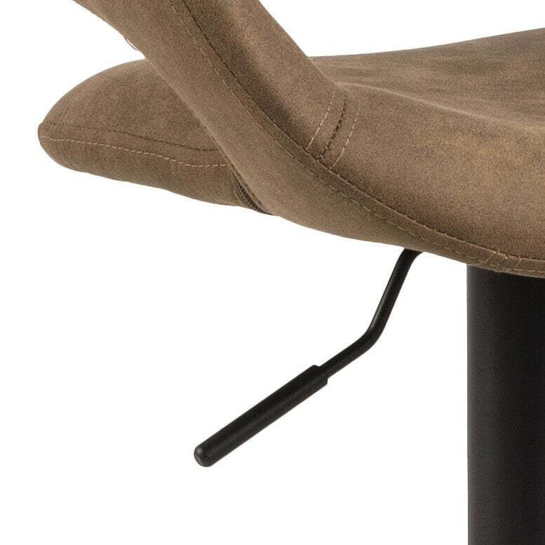 Barová stolička Gordie hnedá - II. akosť