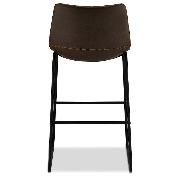 Barová stolička Guaro tmavo hnedá, čierna