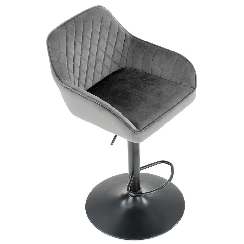 Barová stolička Moly sivá