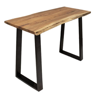 Barový stôl Manos 120x97x53 cm (orech, čierna)