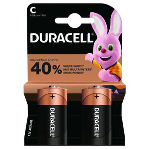 Batérie Duracell Basic, LR14, 2ks