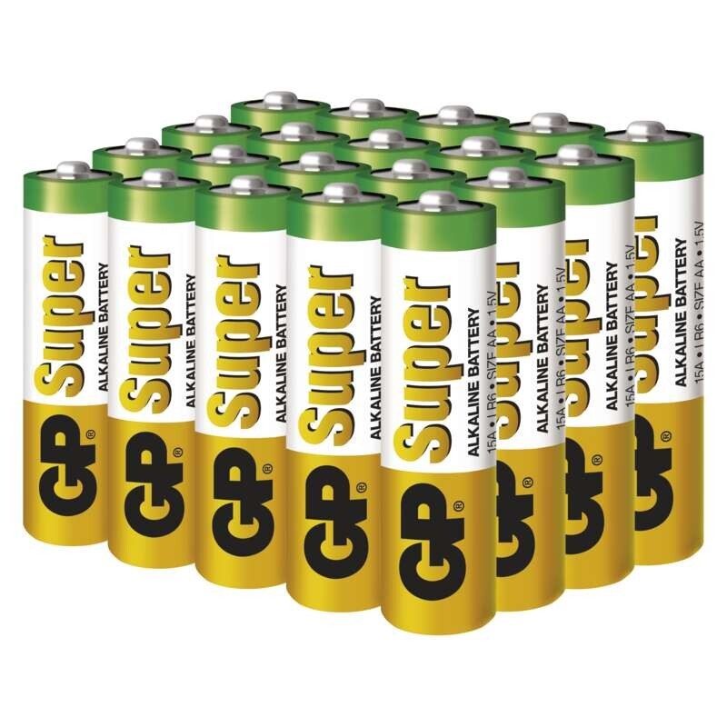 Batérie GP Super Alkaline, AA, 20ks