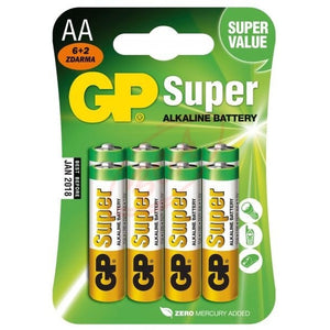 Batérie GP Super Alkaline, AA, 8 ks