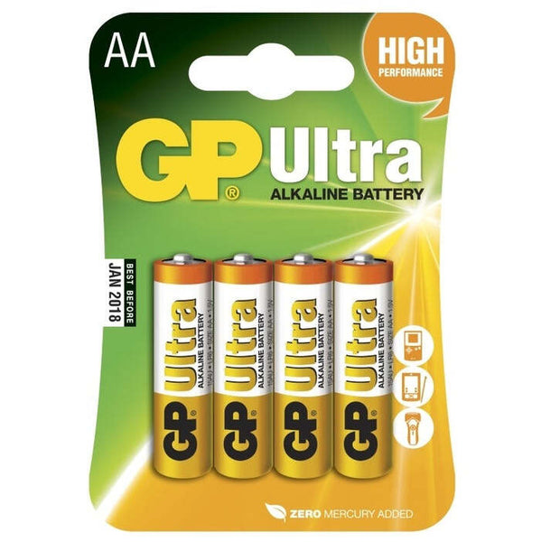 Batérie GP Ultra Alkaline, AA, 4ks