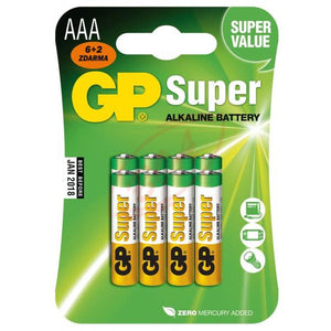Batérie GP Ultra Alkaline, AAA, 8ks