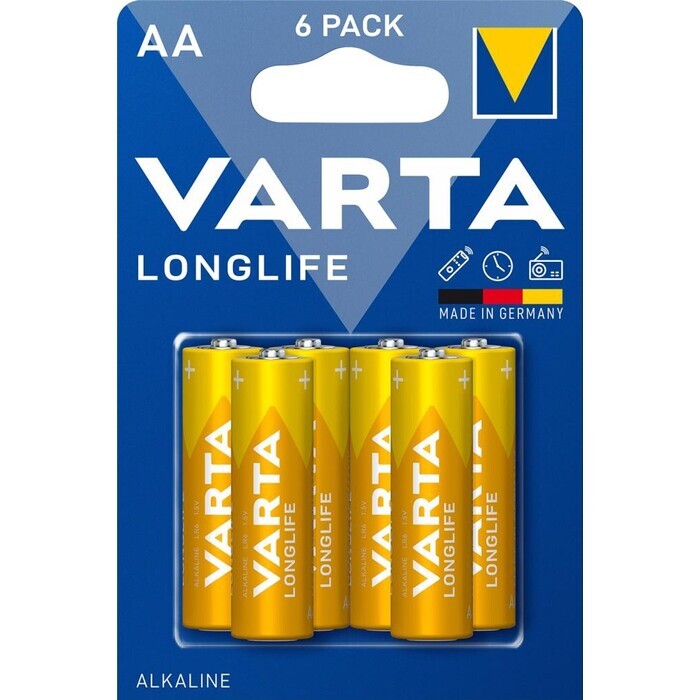 Batérie Varta Longlife Extra, AA, 6ks