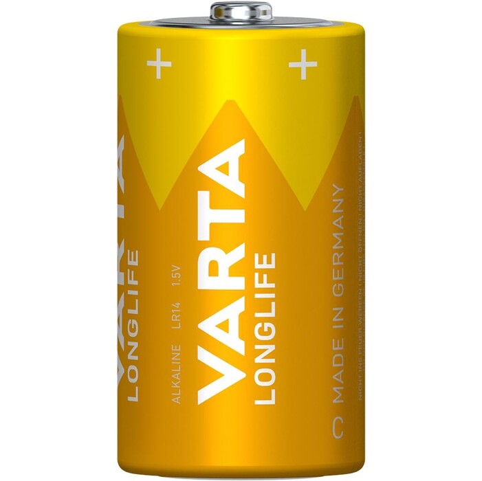 Batérie Varta Longlife Extra, C, 2ks