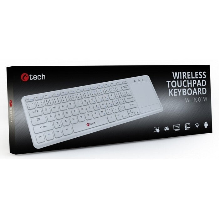 Bezdrôtová klávesnica C-TECH WLTK-01W