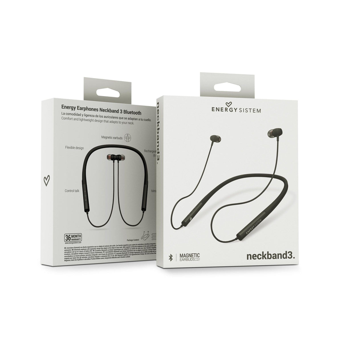 Bezdrôtové slúchadlá ENERGY Earphones Neckband 3 Bluetooth, čier