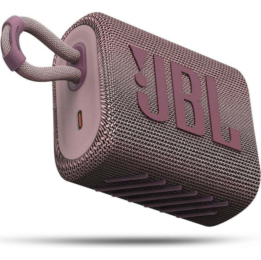 Bluetooth reproduktor JBL GO 3, ružový