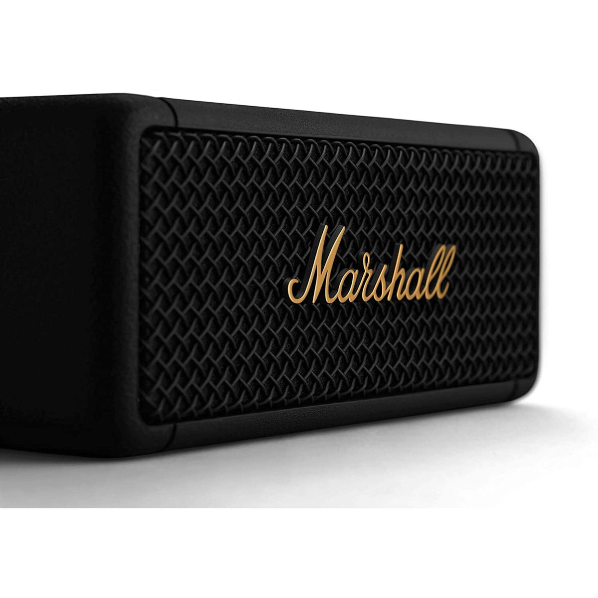 Bluetooth reproduktor Marshall Emberton Black &amp; Brass.