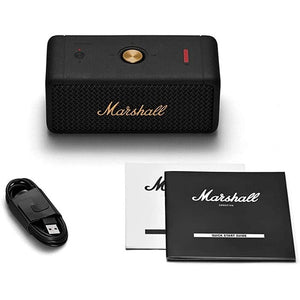 Bluetooth reproduktor Marshall Emberton Black & Brass.