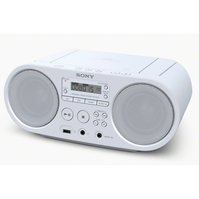 Rádiomagnetofón Sony ZS-PS50W, biely