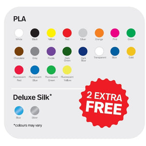 Box 20 PLA farieb Polaroid 3D + 2 Deluxe Silk zadarmo