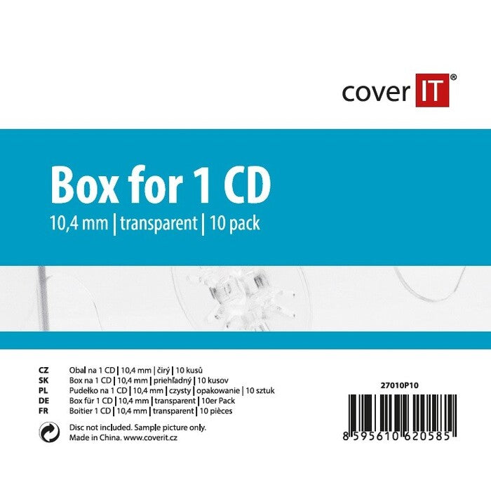 Box na CD Cover IT, 10ks/bal (27010P10)