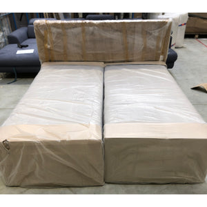 Čalúnená posteľ Alexa 180x200, sivá, vrátane matraca - II. akosť