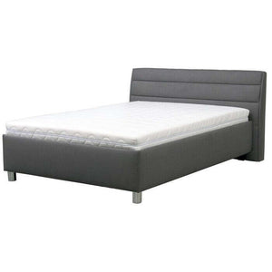 Čalúnená posteľ Alison 140x200, sivá, bez matraca
