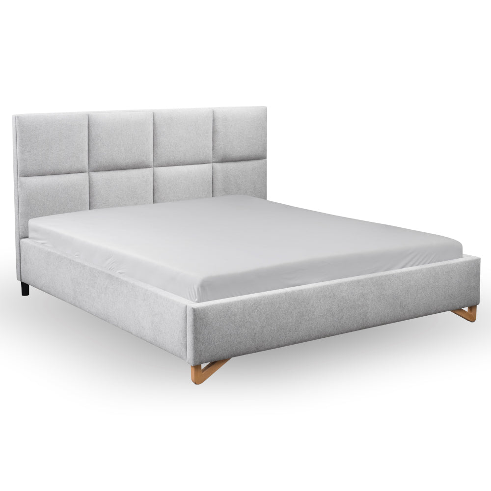 Čalúnená posteľ Avesta 160x200, sivá, bez matraca