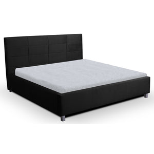 Čalúnená posteľ Lyra 160x200, sivá, vrátane roštu