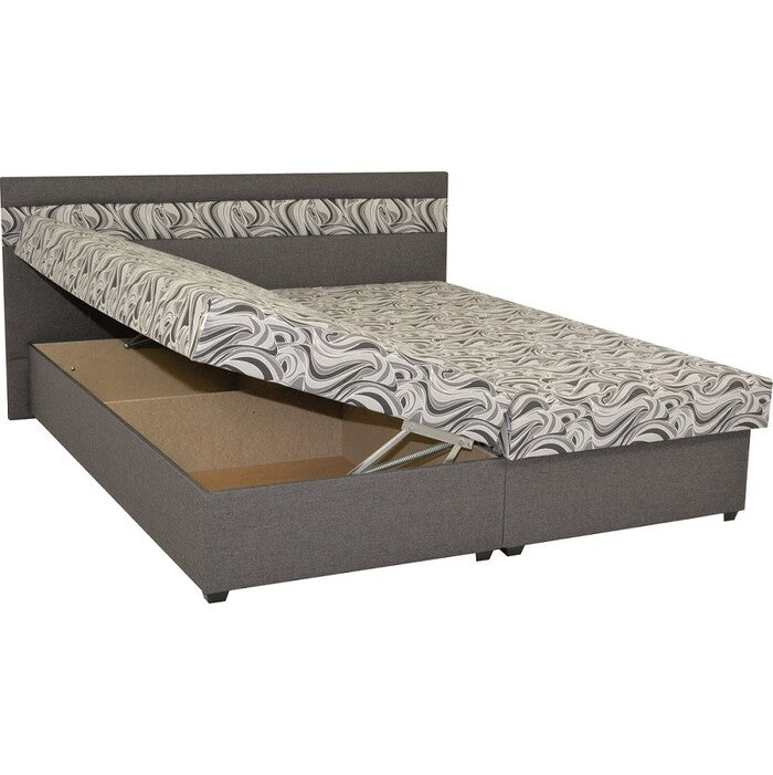 Čalúnená posteľ Mexico 180x200, šedá, vrátane úp