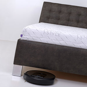 Čalúnená posteľ Victoria 140x200, sivá, bez matraca