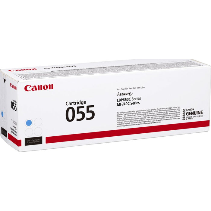 Canon originálny toner 055C,cyan,2100str.,3015C002