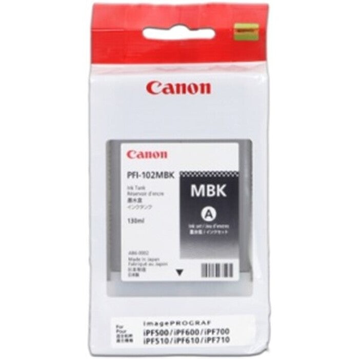 Cartridge Canon-Ink PFI102MBK matná čierna (0894B001)