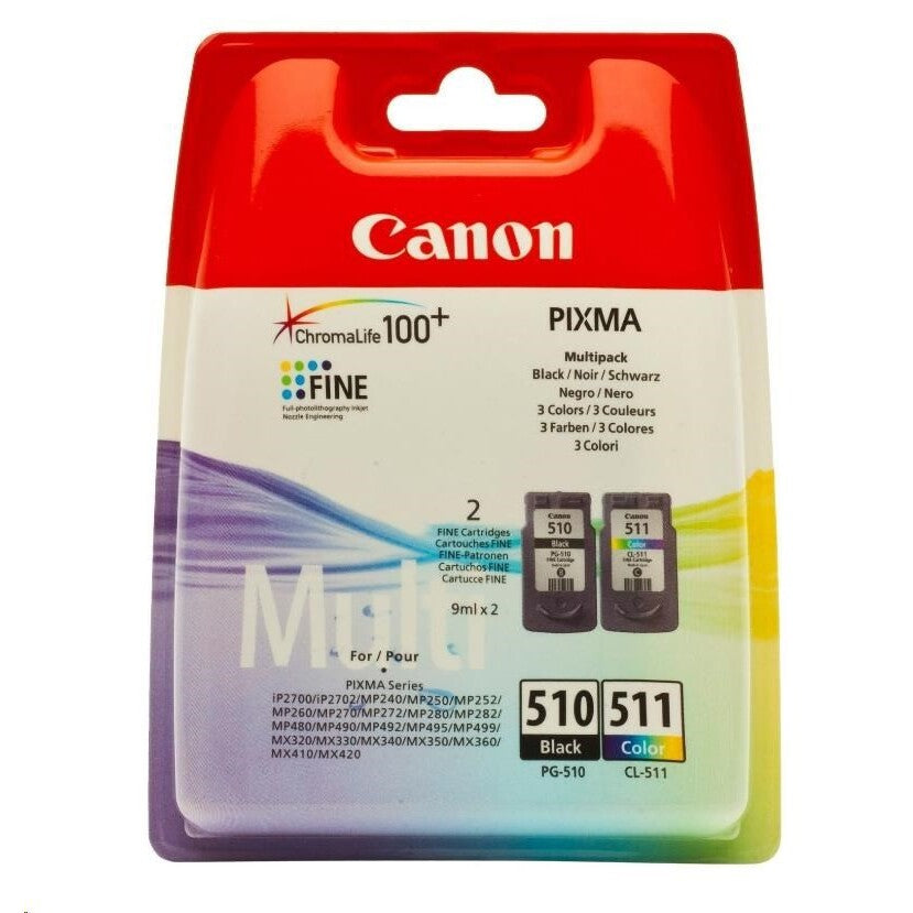 Cartridge Canon-Ink PG-510/CL-511 blistr čierna (2970B010) POUŽIT