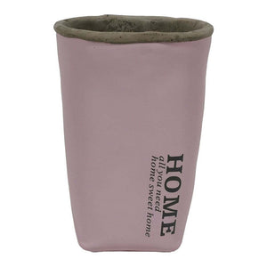 Cementová váza CV05 ružová (20 cm)