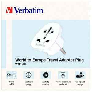 Cestovný adaptér VERBATIM WTEU-01 World to Europe