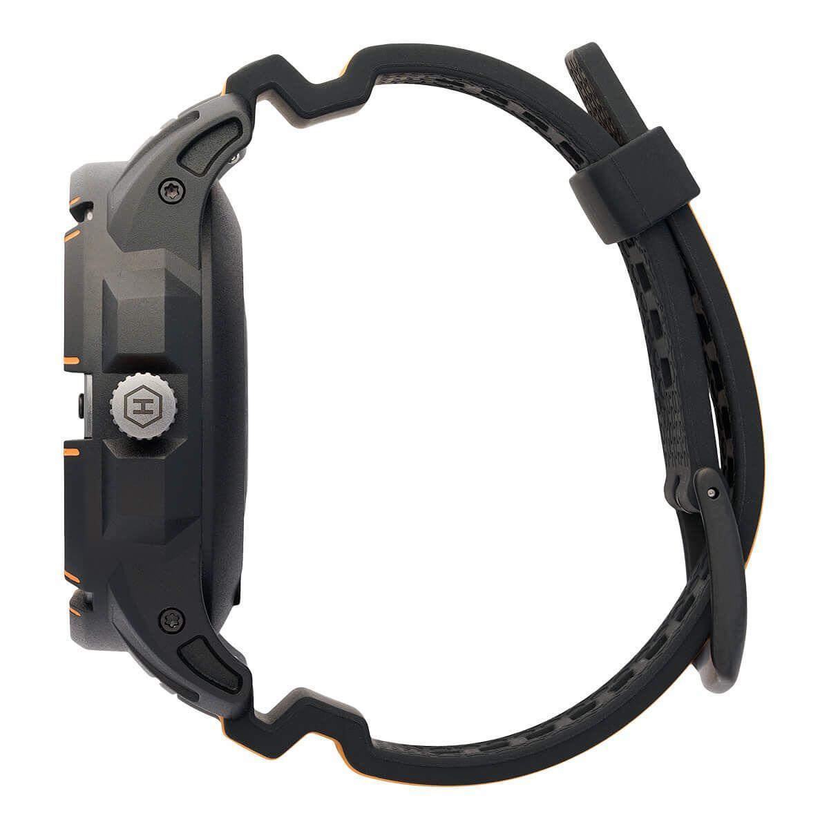 Chytré hodinky Hammer Watch Plus, GPS, čierno-oranžové