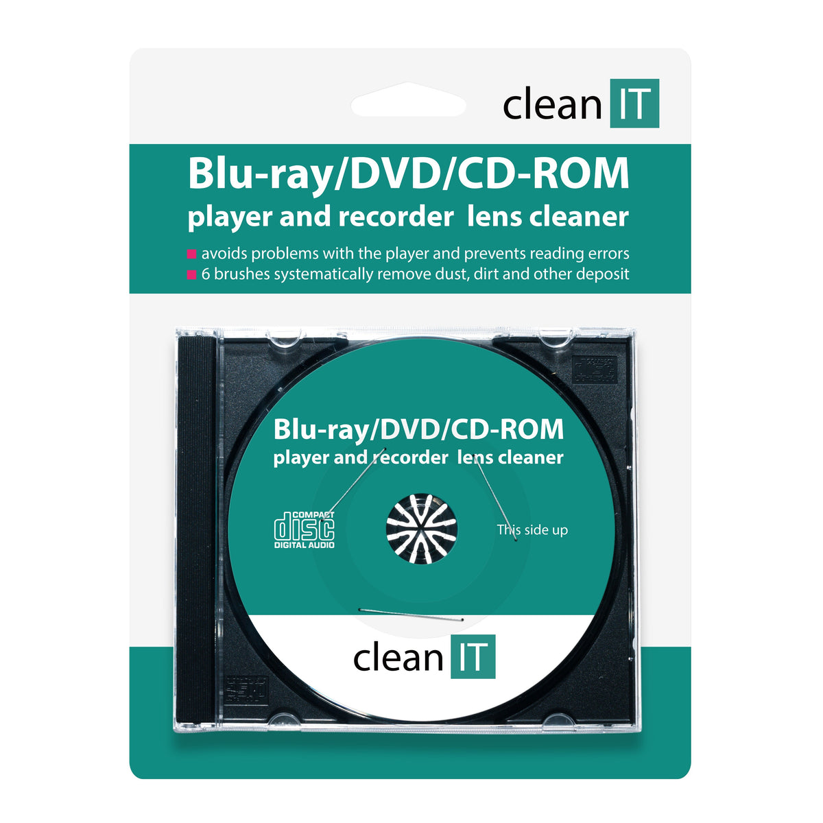 Čistiace CD CLEAN IT pro Blu-ray/DVD/CD-ROM (CL-320)