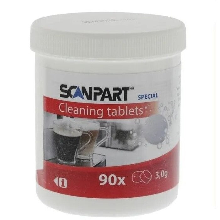 Špeciálne čistiace tablety pre kávovary Scanpart, 90ks