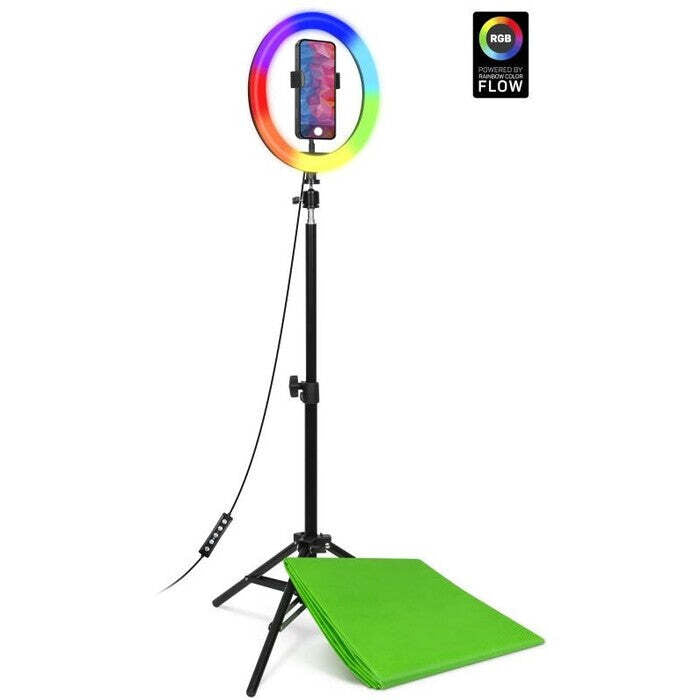 CONNECT IT Streaming Box Selfie10Ring kruhové 10" RGB LED svetlo POŠKODENÝ OBAL