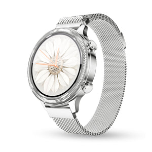 Dámske smart hodinky Aligator Watch Lady, 2 remienky,strieborná P