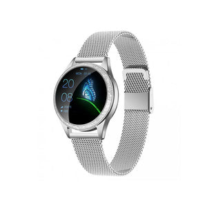 Dámske smart hodinky Armodd Candywatch Crystal, strieborná
