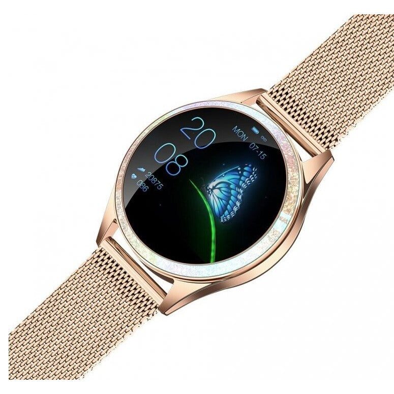 Dámske smart hodinky Armodd Candywatch Crystal, zlatá POUŽITÉ, NE