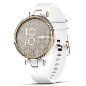 Smart hodinky Garmin Lily Sport, zlaté/biele
