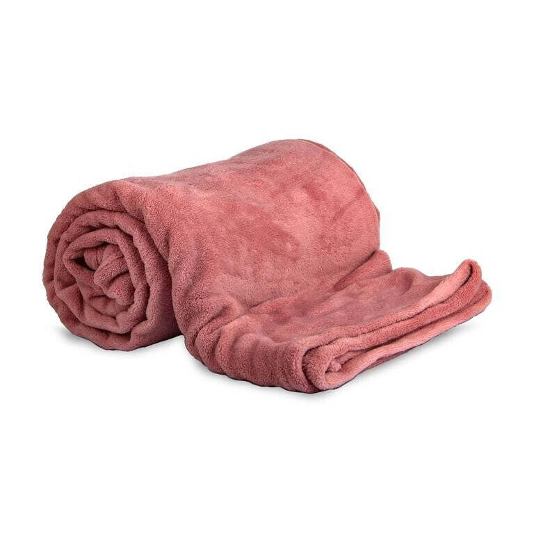Deka Provence, flanel fleece, 150x200cm, ružová