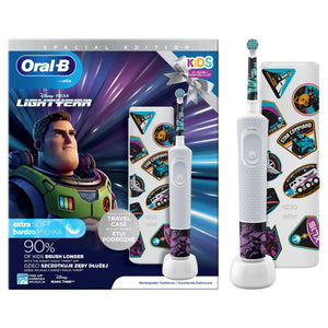 Detská zubná kefka Oral-B Vitality D100 Kids Lightyear + púzdro