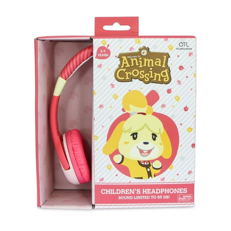 Detské slúchadlá cez hlavu Animal Crossing Isabelle