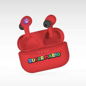 Detské slúchadlá True Wireless OTL Super Mario, červená