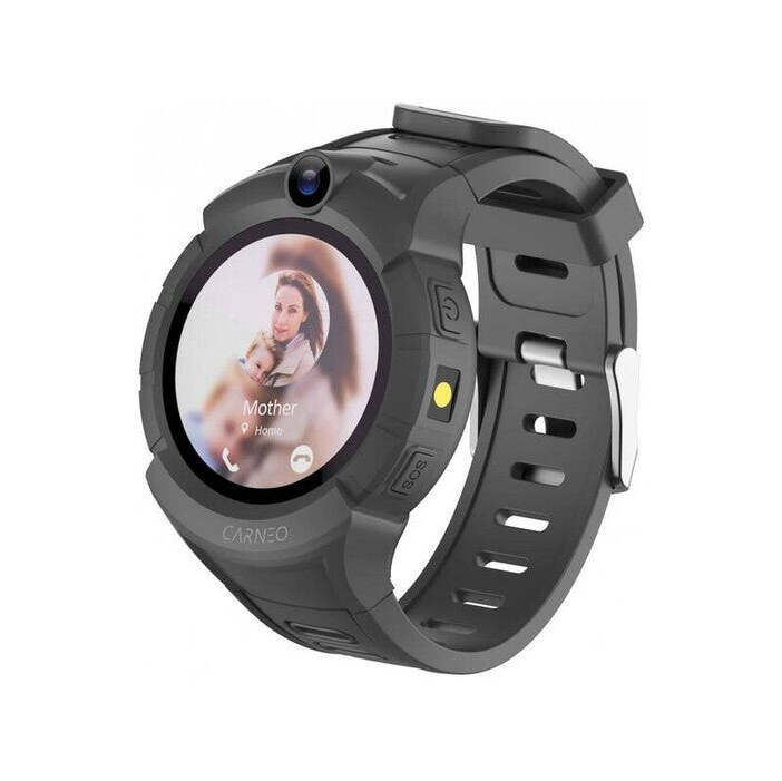 Detské smart hodinky Carneo GuardKid+ Mini, čierna