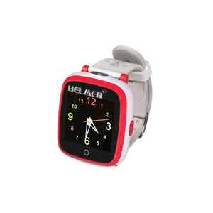 Detské smart hodinky Helmer KW 802, SIM karta, červeno-biela ROZB