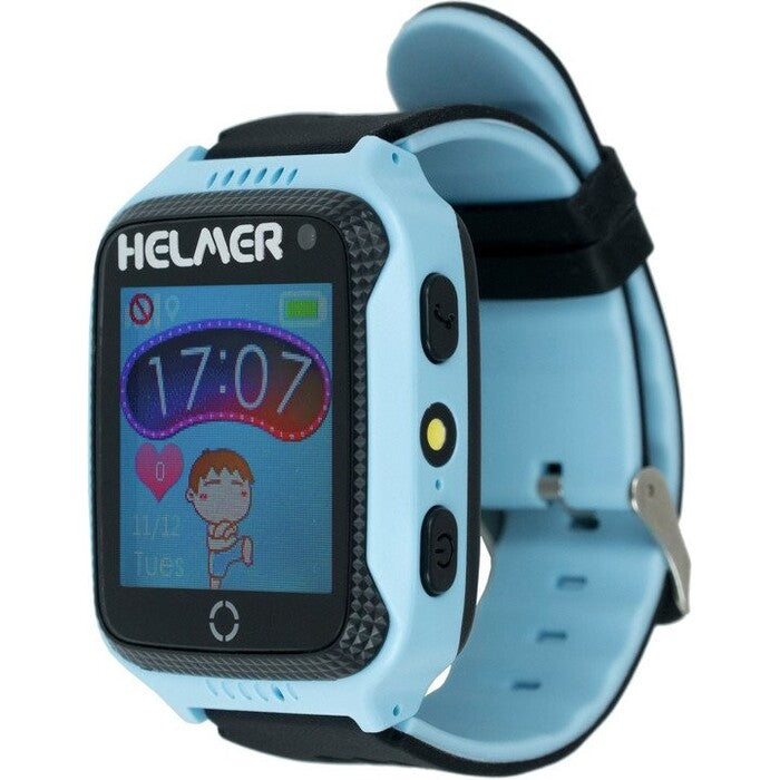 Detské smart hodinky Helmer LK 707 s GPS lokátorom, modrá