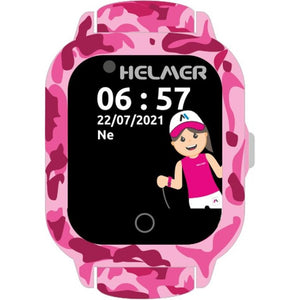 Detské smart hodinky Helmer LK 710 s GPS lokátorom, červená