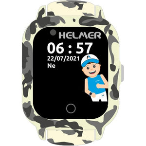 Detské smart hodinky Helmer LK 710 s GPS lokátorom, šedá POUŽITÉ,