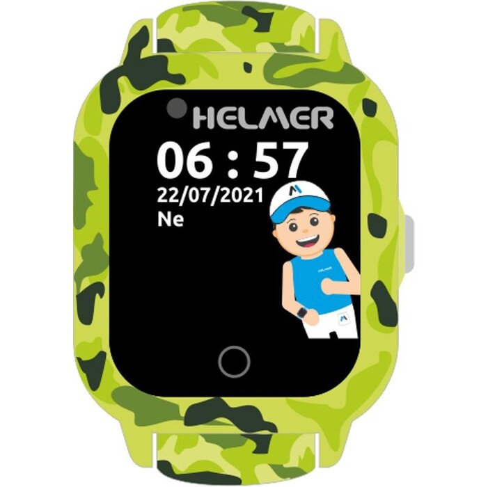 Detské smart hodinky Helmer LK 710 s GPS lokátorom, zelená
