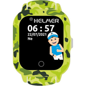 Detské smart hodinky Helmer LK 710 s GPS lokátorom, zelená